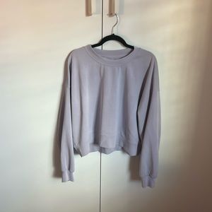 Women’s scuba crop crew neck.